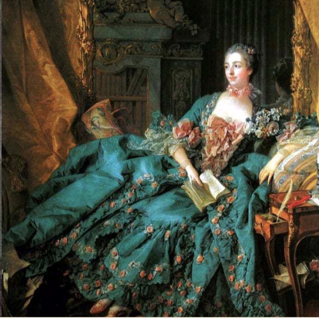Madame de Pompadour, oil painting by François Boucher